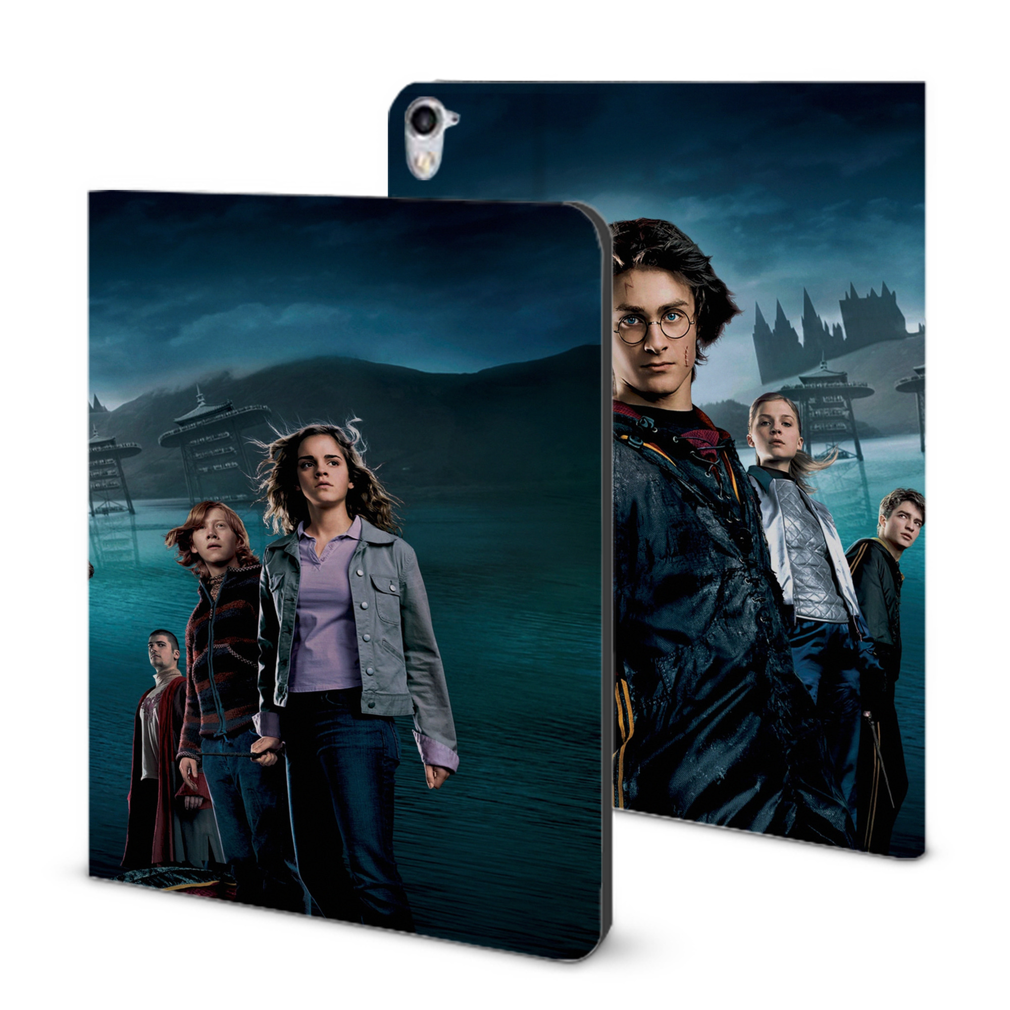 （画像用） Harry Potter ハリー・ポッターシリーズ IPad ケース ブック型 PUレザー TPU 耐衝撃 軽量 薄型 ペン収納なし 全面保護 IPad 各モデル対応